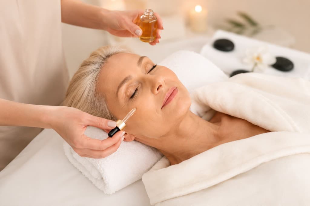 Hydrating and whitening facial treatment